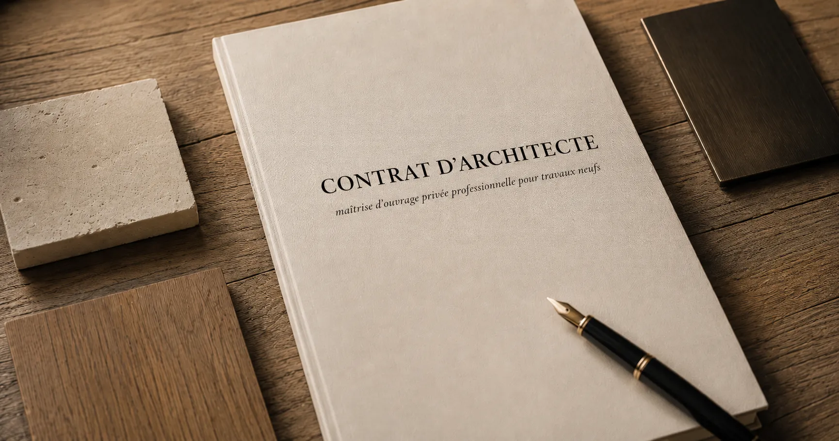 CONTRAT D'ARCHITECTE AVEC LE MAÎTRE D'OUVRAGE